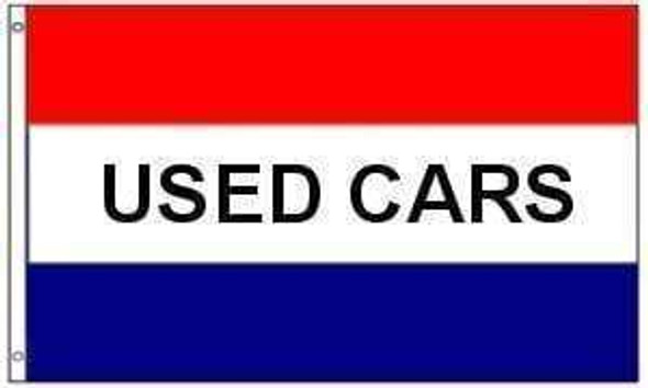 Used Cars Flag (sign flag) 3 X 5 ft. Standard