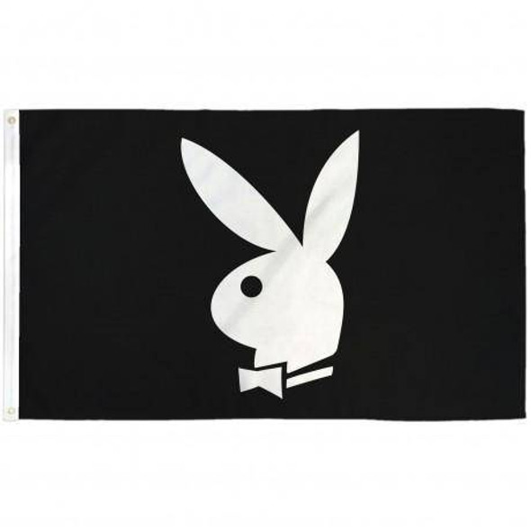 3x5 Playboy Bunny Flag  (white)