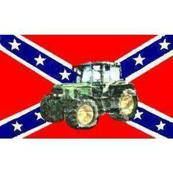 Rebel Tractor Flag 3 X 5 ft. Standard