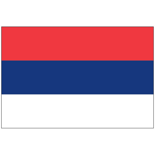 Serbia Flag 3 X 5 ft. Standard