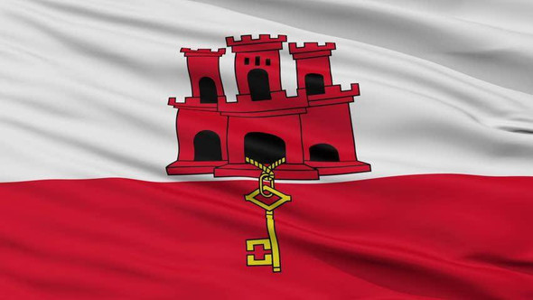 Gibraltar Flag 3x5 ft. United Kingdom Economical