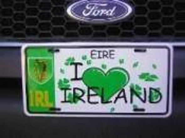 I Love Ireland License Plate