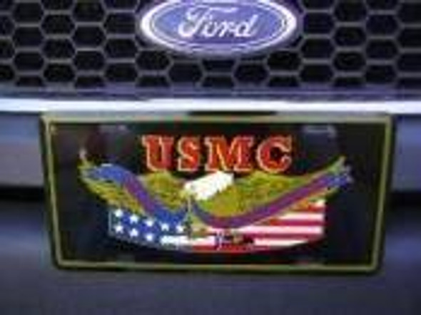 USMC Marines Death Before Dishonor License Plate