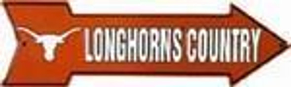 Texas Longhorns Country Arrow Sign