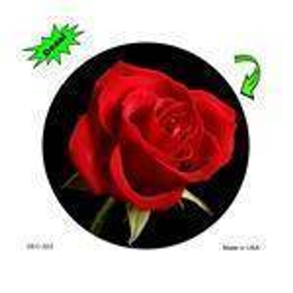 Red Rose Color Decal