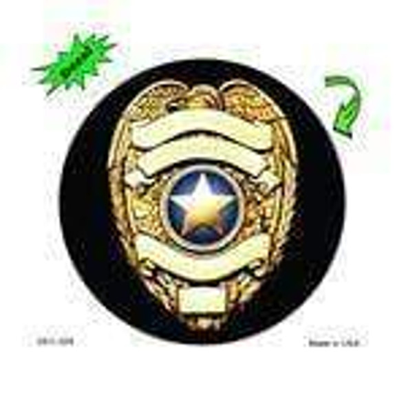 Police Badge Color Decal