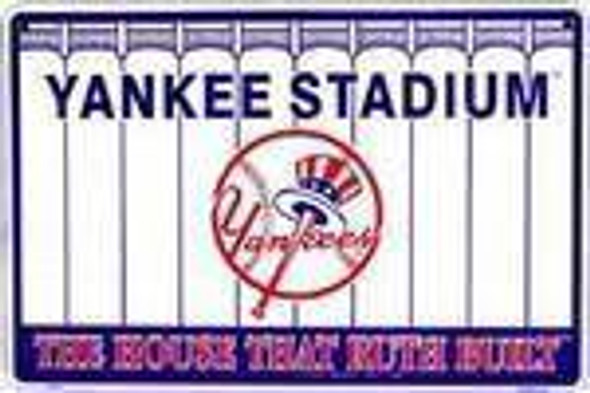 Yankee Stadium - The House that Ruth Built Parking Sign