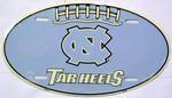 North Carolina Tarheels Oval License Plate