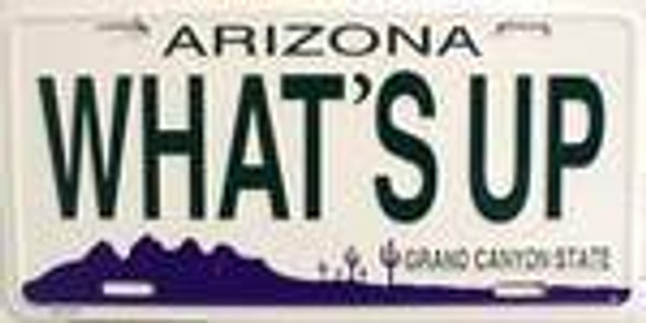 AZ Arizona What's Up License Plate