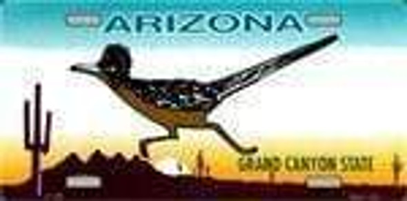 AZ Arizona Roadrunner License Plate