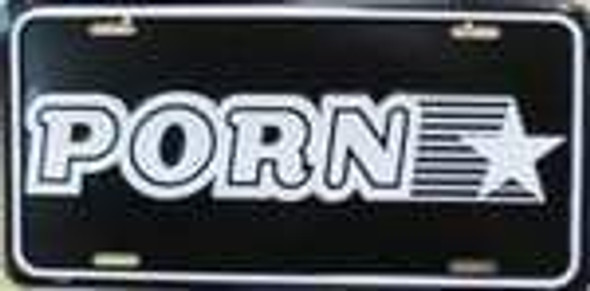 Porn Star License Plate