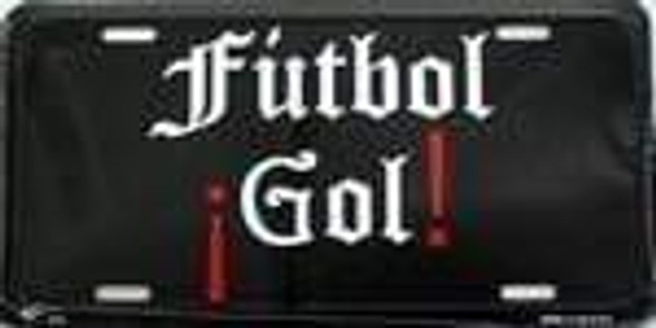 FUTBOL Gol - Spanish - (Soccer - Goal) License  Plate