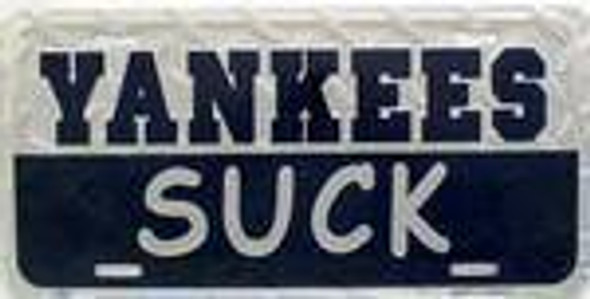 Yankees Suck License Plate