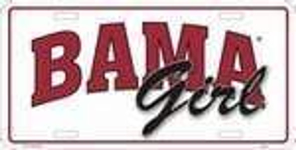 Bama Girl License Plate