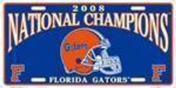 Florida Gators 2008 Championship License Plate