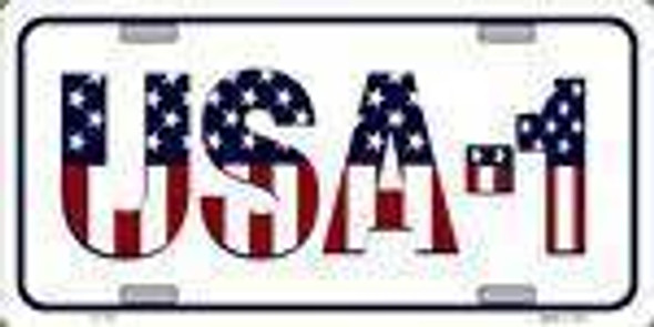 USA -1 License Plate