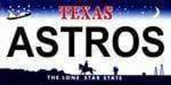 Texas State Background License Plate - Astro