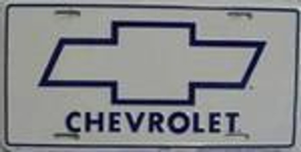 Chevy Bow Tie License Plate