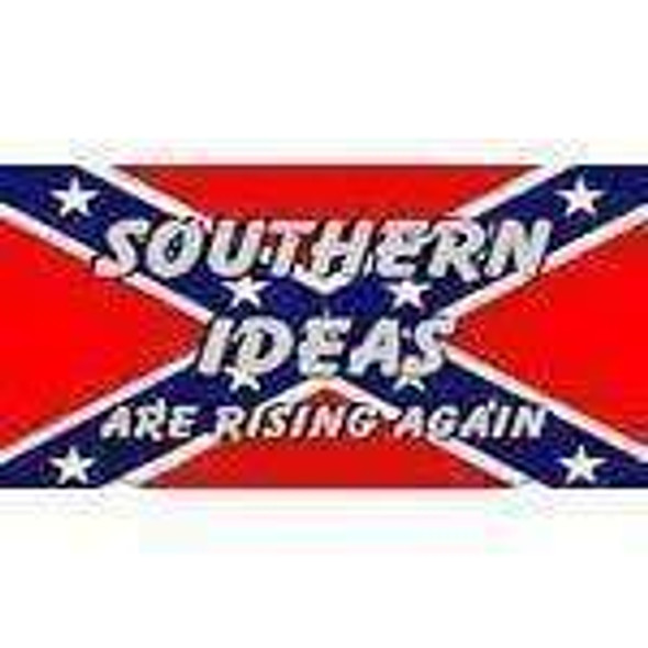 Southern Ideas Risin Again License Plate