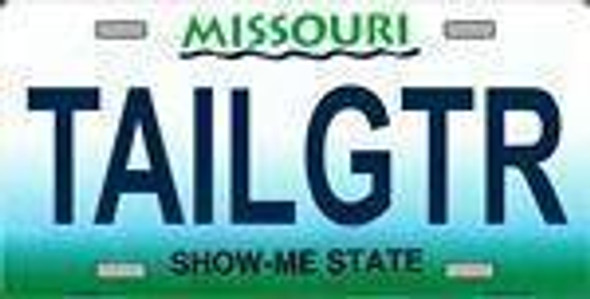 Missouri State Background License Plate-1