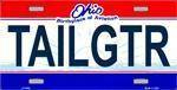 Ohio State Background License Plate
