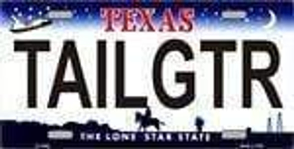 Texas State Background License Plate-1