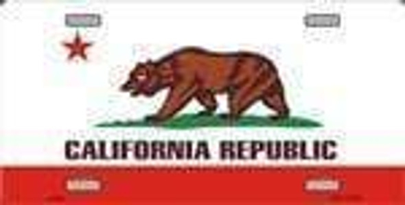 Flag of California License Plate