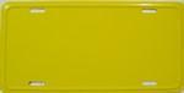Yellow License Plate Blanks