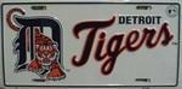Detroit Tigers MLB Baseball License Plate