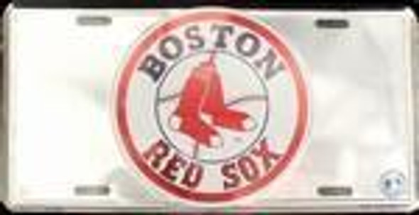 Boston Red Sox MLB Chrome License Plate