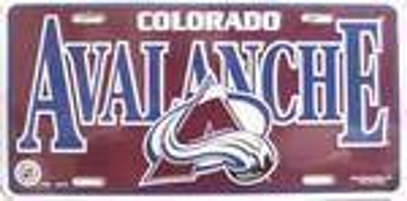 Colorado Avalanche NHL License Plate