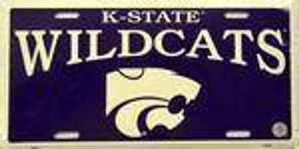 Kansas State K-State Wildcats College License Plate