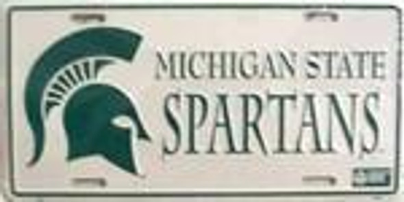 Michigan State Spartans College License Plate