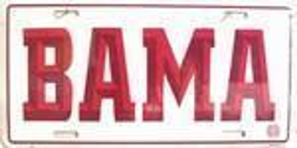 BAMA - University of Alabama College License Plate