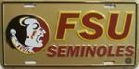 FSU Florida State University Seminoles - College License Plate