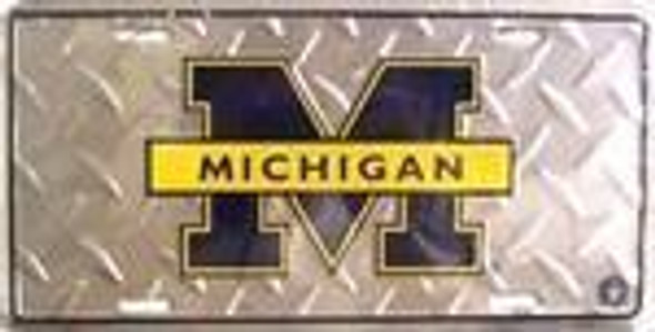 Michigan Wolverines College License Plate