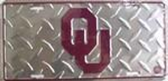 Oklahoma University Sooners College License Plate