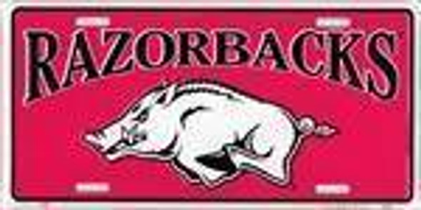 Arkansas Razorbacks College License Plate