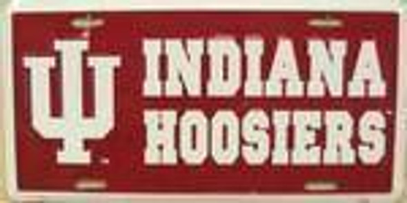 Indiana Hoosiers License Plate