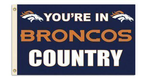 Denver Broncos NFL Football Team Flag 3 x 5 ft