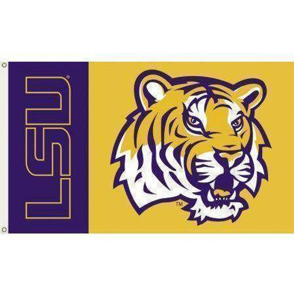 Louisiana State University College Football Team Flag 3 x 5 ft