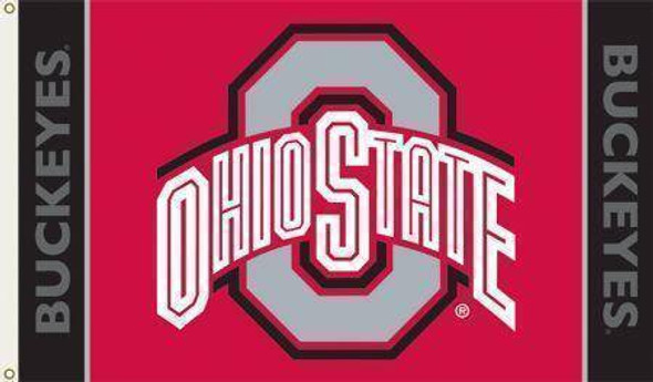 Ohio State University Buckeyes Flag 3 x 5 ft