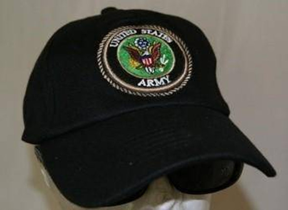 United States Army Seal Black Cap