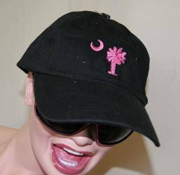 Black and Pink South Caroline Cap