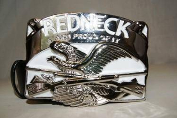 Redneck and Proud of It Belt Buckle