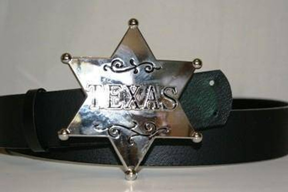 Six-Star Texas Belt Buckle