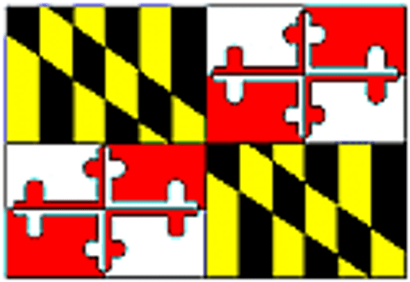 Maryland License Plate