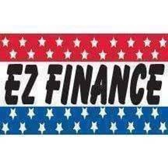 EZ Finance Slogan Flag 3 X 5 ft. Standard