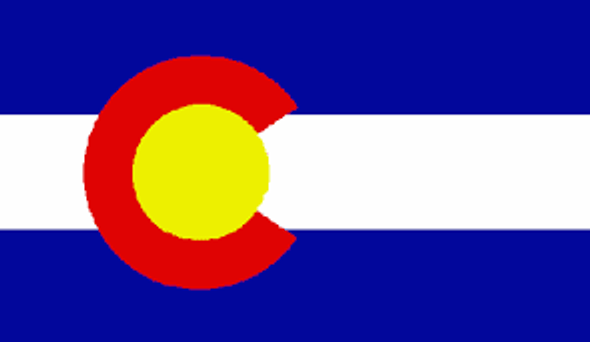 Colorado Double Sided Car Flag