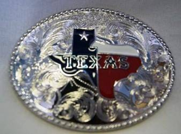 Texas Map Belt Buckle